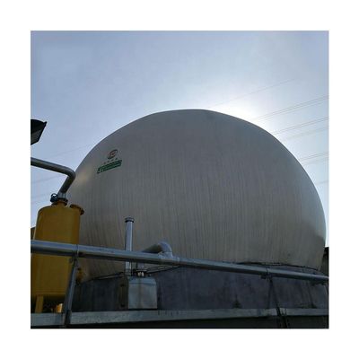 गुणवत्ता  Round Double Membrane Biogas Holder With Recycling Advantage कारखाना