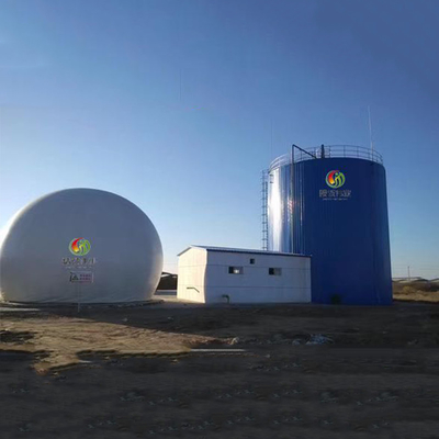 बायोगैस संयंत्र के लिए यूवी प्रतिरोध ≥6 गैस धारक तापमान रेंज -30℃~+70℃