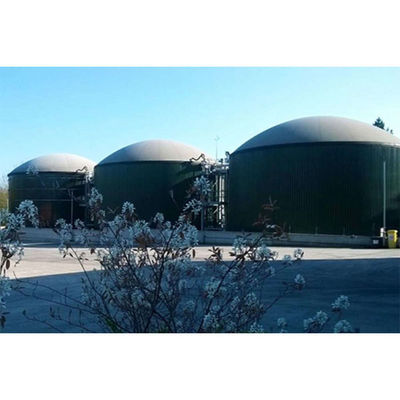 Q355B Q235B स्टील प्लेट एनाएरोबिक डाइजेस्टर टैंक साइट पर स्थापना
