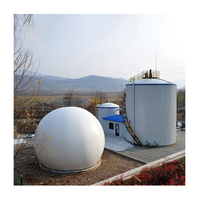 880m3 डबल फिल्म बायोगैस गैस धारक पुनर्चक्रण विरोधी जंग