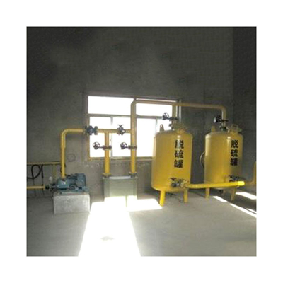 10PPM H2S फ़िल्टर बायोगैस शोधन उपकरण डीहाइड्रेटर और डिसल्फराइज़र के साथ