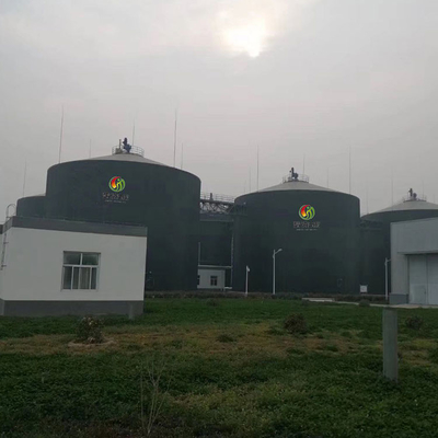N2O गोबर गैस बैलून बायोगैस संयंत्र परियोजना अवायवीय पाचन टैंक