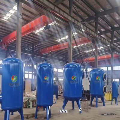 कार्बन स्टील मल्टीमीडिया रेत फ़िल्टर 220V 50 हर्ट्ज मल्टीमीडिया निस्पंदन सिस्टम
