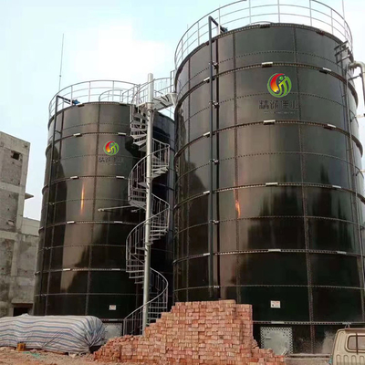 इलेक्ट्रोफोरेसिस एनाएरोबिक डाइजेस्टशन टैंक एंटी कोरोशन 800m3