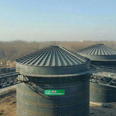 WWTP 800m3 बायोगैस डाइजेस्टर टैंक RNG एनारोबिक डाइजेस्टर सेप्टिक टैंक
